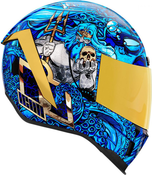 Casca Moto Full-Face Airform Ships Co. Blue