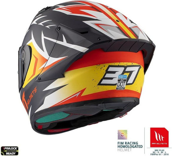 Casca Moto Full-Face KRE+ Carbon Acosta A37 Blue Matt