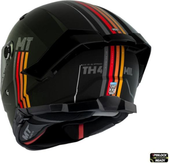 Casca Moto Full-Face Thunder 4 SV Mil A11 Black Matt 2023