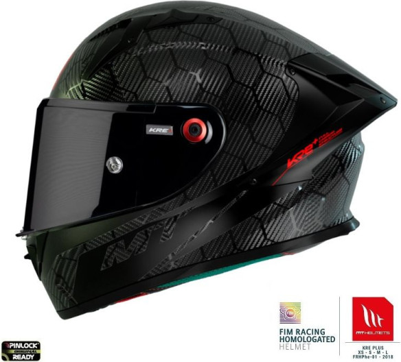 Casca Moto Full-Face KRE+ Carbon A11 Black Glossy 2023