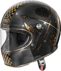 Casca Moto Full-Face Trophy CARB NXGC Black/Gold/Chrome 2024