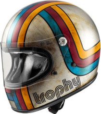 Casca Moto Full-Face Trophy PE EX 77BM Gray/Blue/Red 2024