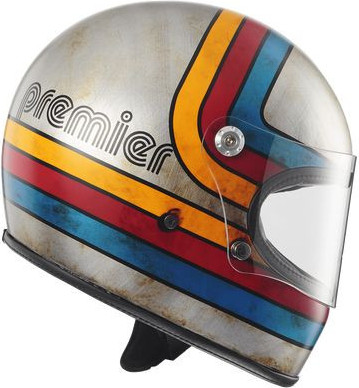 Casca Moto Full-Face Trophy PE EX 77BM Gray/Blue/Red 2024