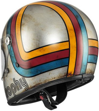 Casca Moto Full-Face Trophy PE EX 77BM Gray/Blue/Red 2024