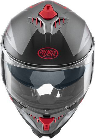 Casca Moto Full-Face Typhoon BA 17BM Matt Gray/Red 2024