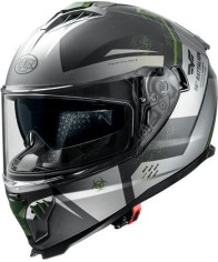 Casca Moto Full-Face Typhoon BA MILYBM Matt Gray/Black 2024