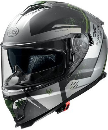 Casca Moto Full-Face Typhoon BA MILYBM Matt Gray/Black 2024