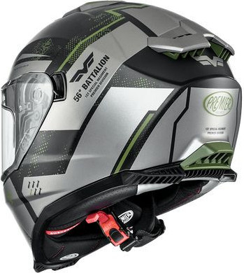 Casca Moto Full-Face Typhoon BA MILYBM Matt Gray/Black 2024