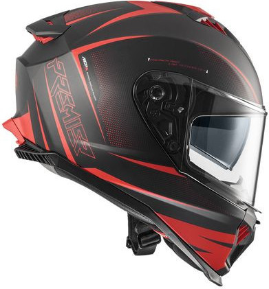 Casca Moto Full-Face Typhoon FR 92BM Matt Black/Red 2024
