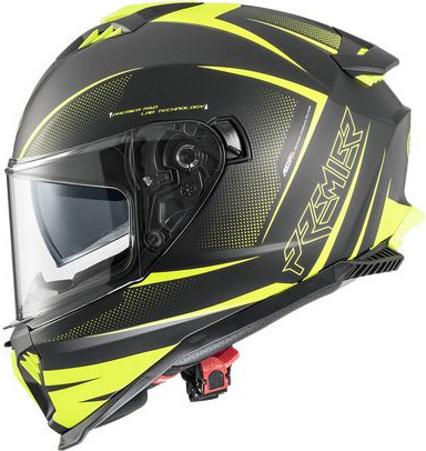 Casca Moto Full-Face Typhoon FR Y9BM Matt Black/Yellow 2024