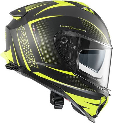 Casca Moto Full-Face Typhoon FR Y9BM Matt Black/Yellow 2024