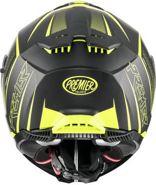 Casca Moto Full-Face Typhoon FR Y9BM Matt Black/Yellow 2024