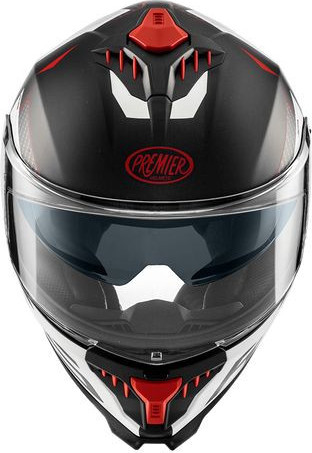 Casca Moto Full-Face Typhoon RS 2BM Matt Black/White/Red 2024