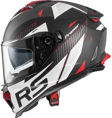Casca Moto Full-Face Typhoon RS 2BM Matt Black/White/Red 2024