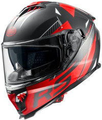 Casca Moto Full-Face Typhoon RS 92BM Matt Black/Red 2024