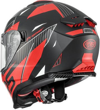 Casca Moto Full-Face Typhoon RS 92BM Matt Black/Red 2024