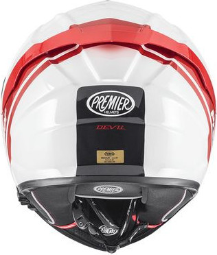 Casca Moto Full-Face Devil PH 2 Glossy Red/White/Black 2024