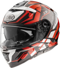 Casca Moto Full-Face Devil JC 92 Glossy Red/Black/White 2024