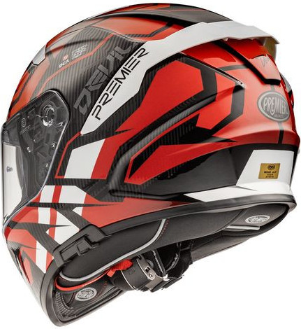 Casca Moto Full-Face Devil JC 92 Glossy Red/Black/White 2024