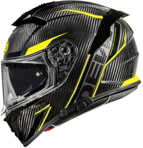 Casca Moto Full-Face Devil CARB STY Glossy Black/Yellow 2024