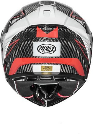 Casca Moto Full-Face Hyper CARB TK92 Glossy Black/Red/White 2024