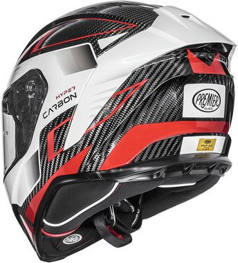 Casca Moto Full-Face Hyper CARB TK92 Glossy Black/Red/White 2024