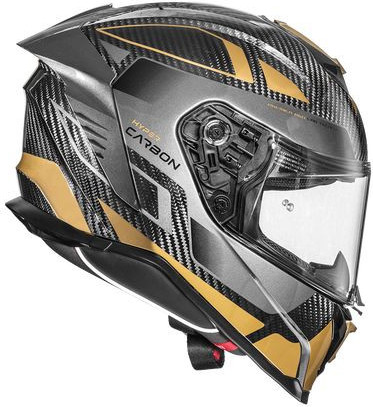 Casca Moto Full-Face Hyper CARB TK19 Glossy Black/Gold/Gray 2024