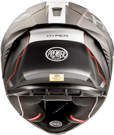 Casca Moto Full-Face Hyper HP 92BM Gray/Red/Black 2024
