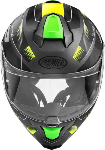 Casca Moto Full-Face Hyper HP 6BM Matt Black/Gray/Yellow 2024