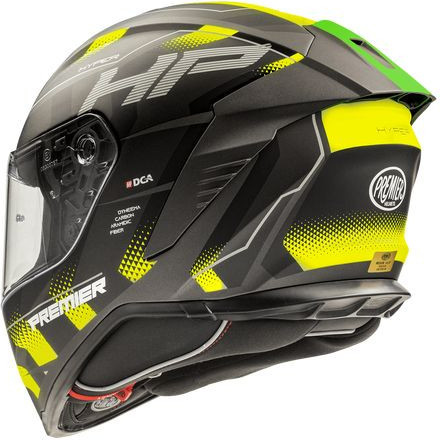 Casca Moto Full-Face Hyper HP 6BM Matt Black/Gray/Yellow 2024