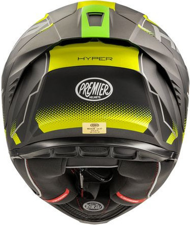 Casca Moto Full-Face Hyper HP 6BM Matt Black/Gray/Yellow 2024