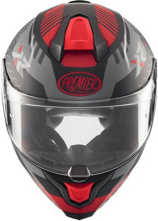 Casca Moto Full-Face Hyper XR 92BM Black Matt/Gray/Red 2024
