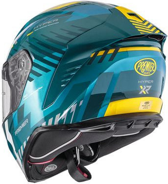Casca Moto Full-Face Hyper XR 21 Gloss Blue/Yellow 2024