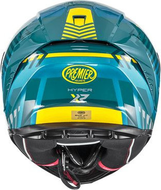 Casca Moto Full-Face Hyper XR 21 Gloss Blue/Yellow 2024