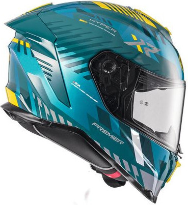 Casca Moto Full-Face Hyper XR 21 Gloss Blue/Yellow 2024
