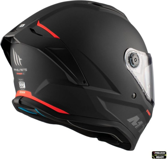 Casca Moto Full/Face Integrala Stinger 2 A1 Black Matt 23