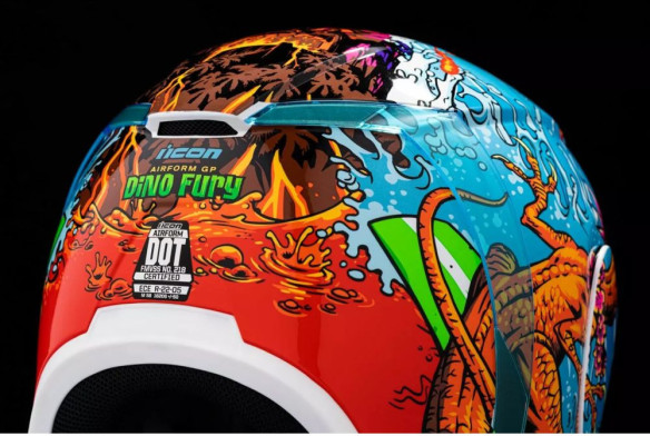 Casca Moto Full-Face/Integrala Airform Dino Fury Blue 25