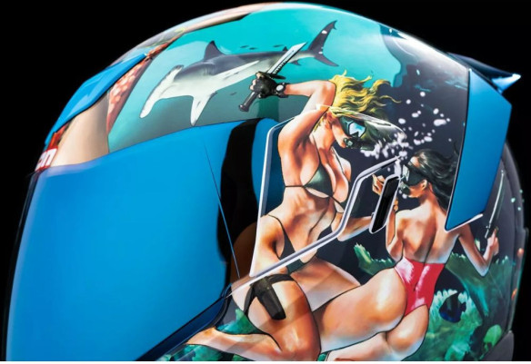 Casca Moto Full-Face/Integrala Airflite Pleasuredome4 Blue 25