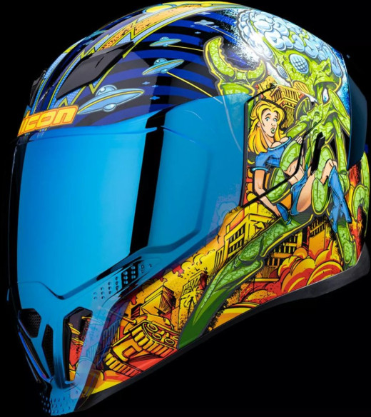 Casca Moto Full-Face/Integrala Airflite Bugoid Blitz Blue 25