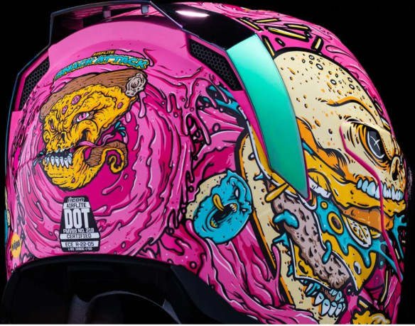 Casca Moto Full-Face/Integrala Airflite MIPS Snack Attack Pink 25