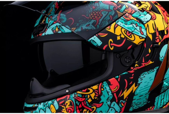 Casca Moto Full-Face/Integrala Airform MIPS Munchies Blue 25
