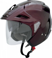 Casca Moto Jet/Open Face FX-50 Wine-red