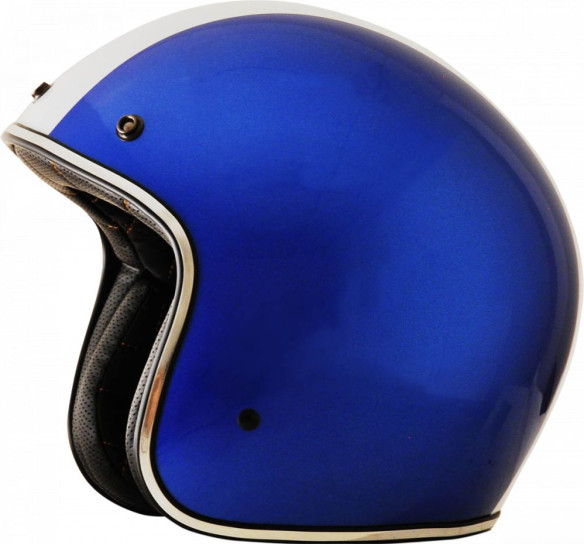 Casca Moto Jet/Open Face FX-76 Shelby Vintage Blue