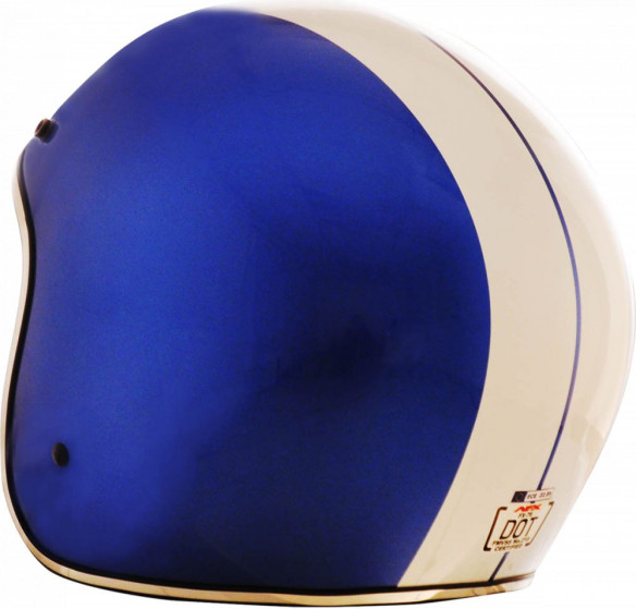 Casca Moto Jet/Open Face FX-76 Shelby Vintage Blue