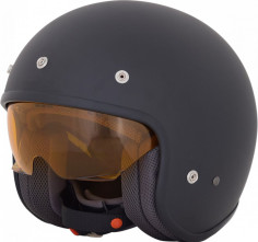Casca Moto Jet/Open Face FX-142 Matt Black
