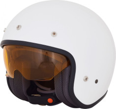 Casca Moto Jet/Open Face FX-142 White