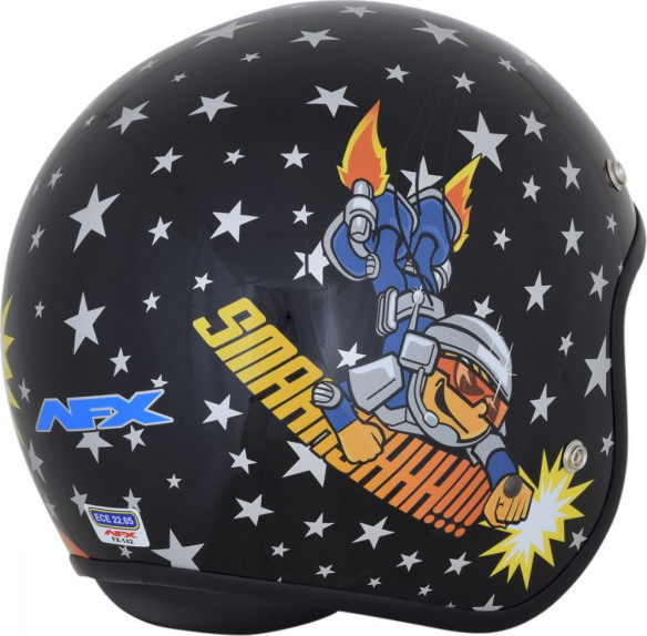 Casca Moto Jet/Open Face Copii FX-142y Rocket Boy