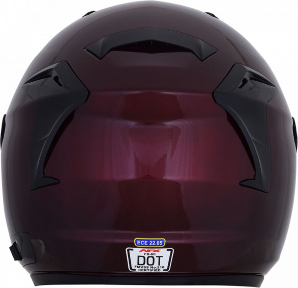 Casca Moto Jet/Open Face FX-60 Dark Wine/Red