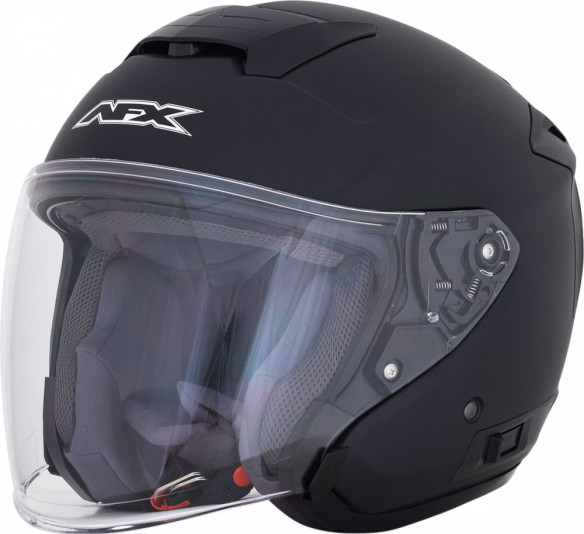 Casca Moto Jet/Open Face FX-60 Matt Black