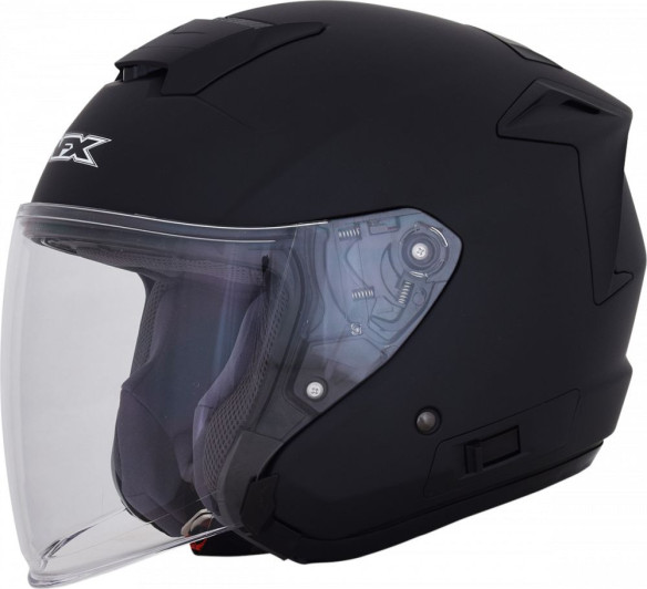 Casca Moto Jet/Open Face FX-60 Matt Black